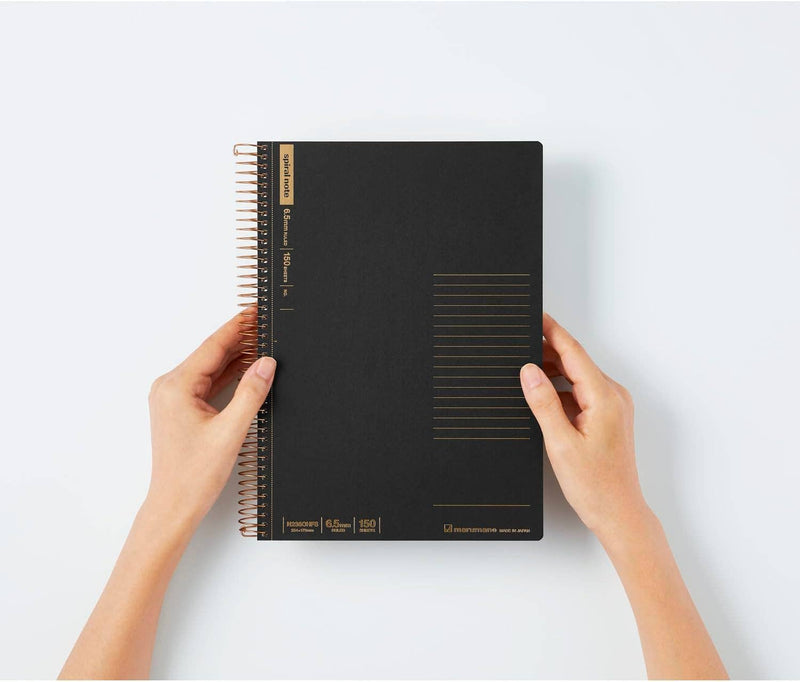 SPIRAL NOTEBOOK B5 LINE 6.5MM 150 SHEETS BLACK (N236OHFS-05)-zoom-