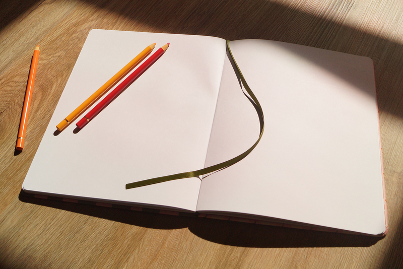 Star Tulip Embroidered Hardcover Sketchbook-zoom-