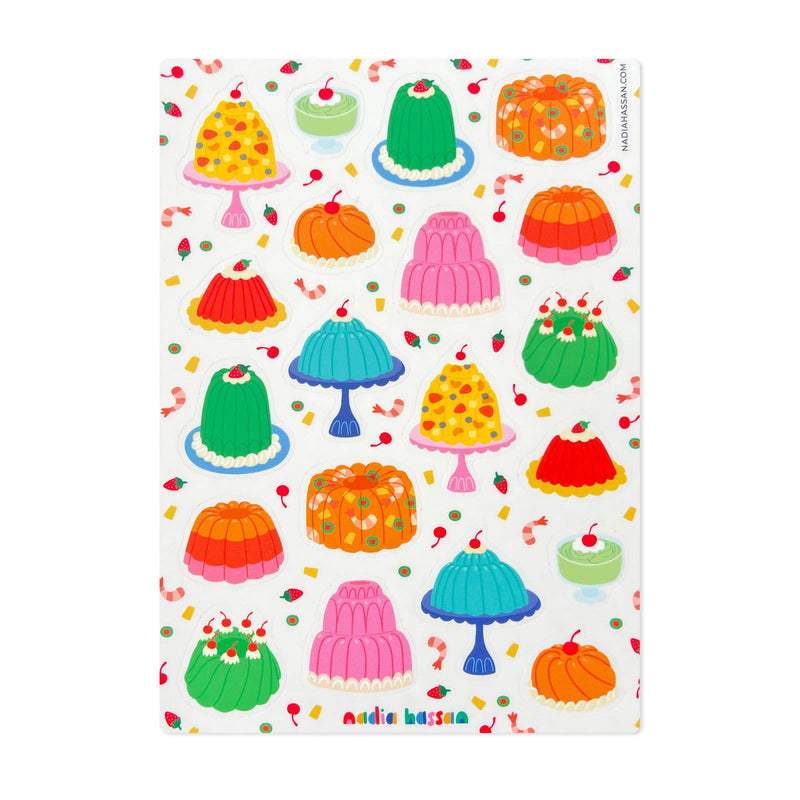Hello Jello 5x7 Sticker Sheet-zoom-