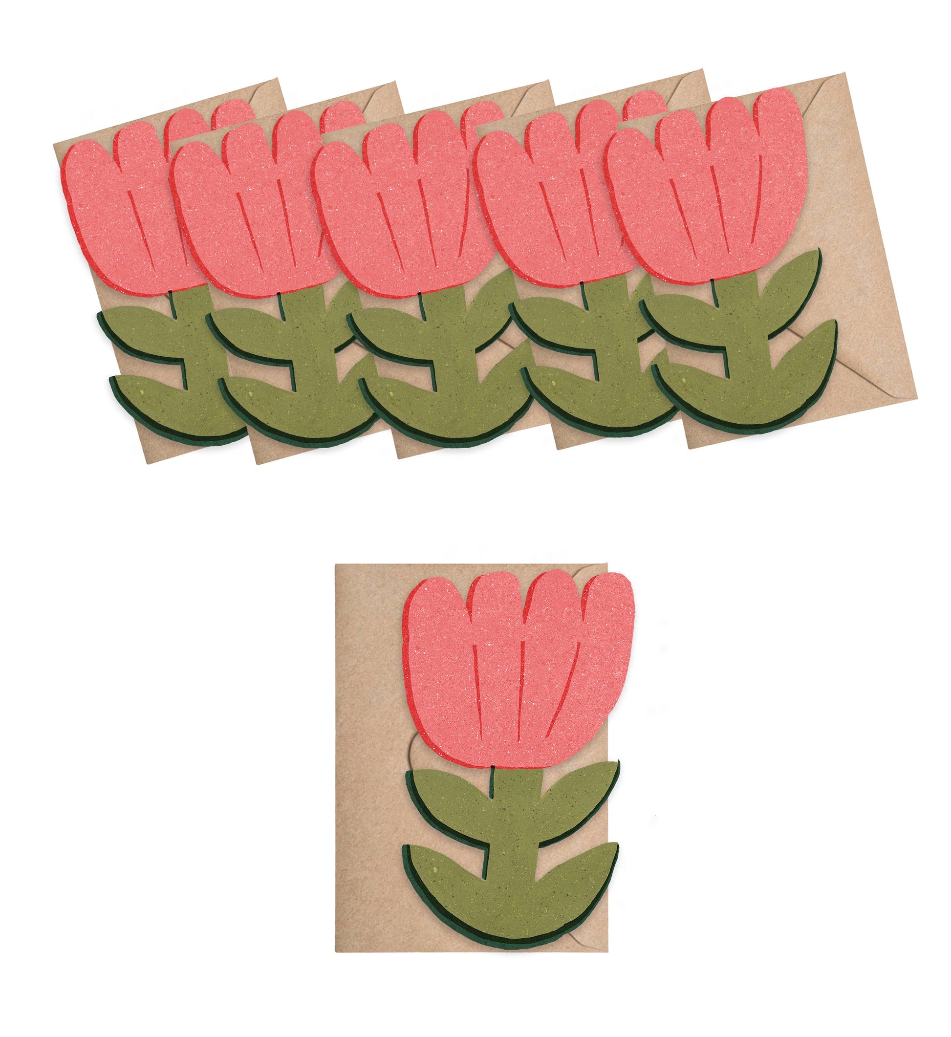 Blooming Flower Mini Cards - box of 6-2