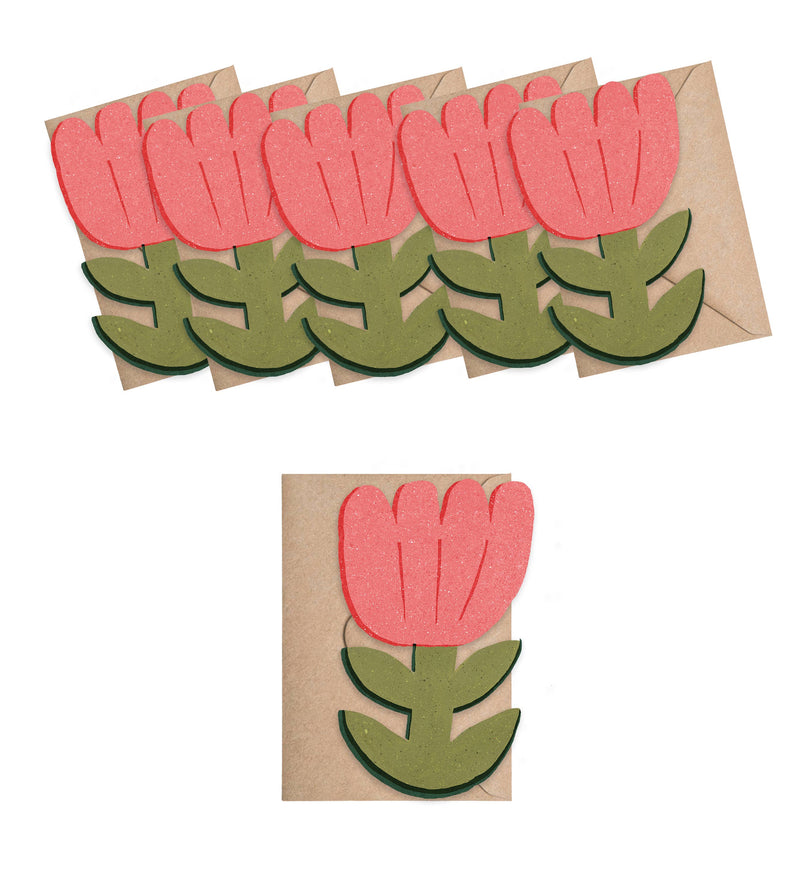 Blooming Flower Mini Cards - box of 6-zoom-