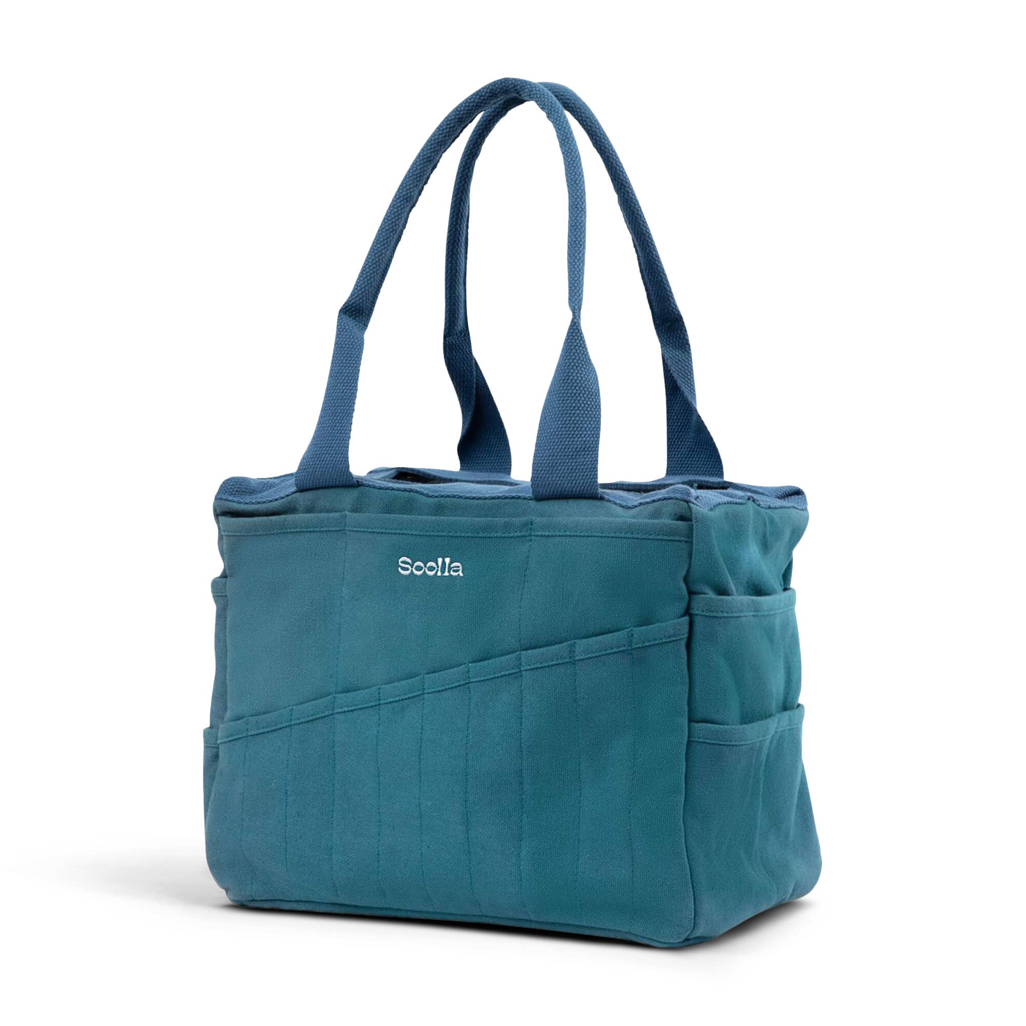 Soolla Studio Artist Bag, Aquamarine, Knitting Tote-zoom-5