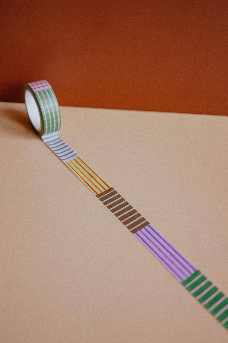 Colorful Stripes Washi Tape-zoom-