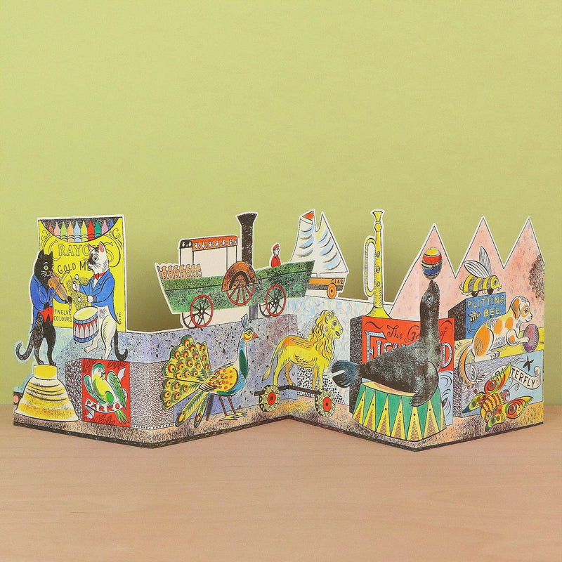 Tin Toys, Cats To Dogs 3D Die-Cut Greeting Card-zoom-