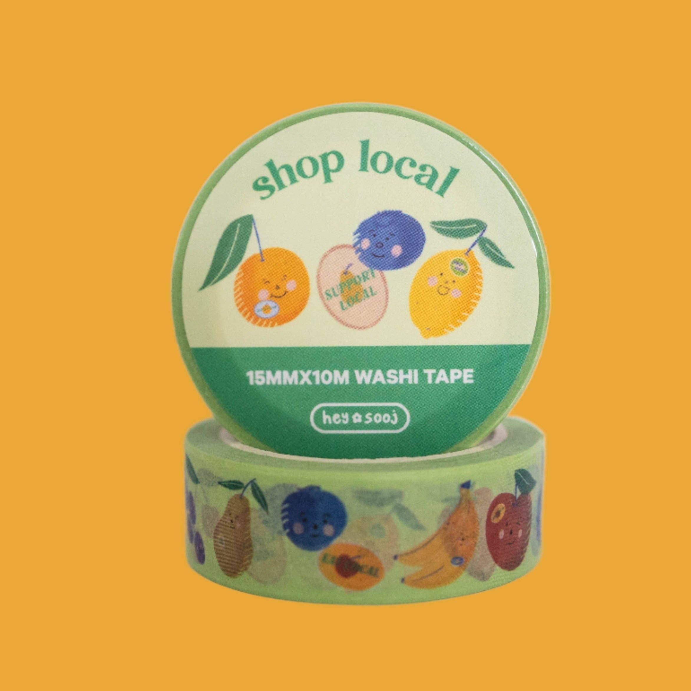 Shop Local Fruits Washi Tape