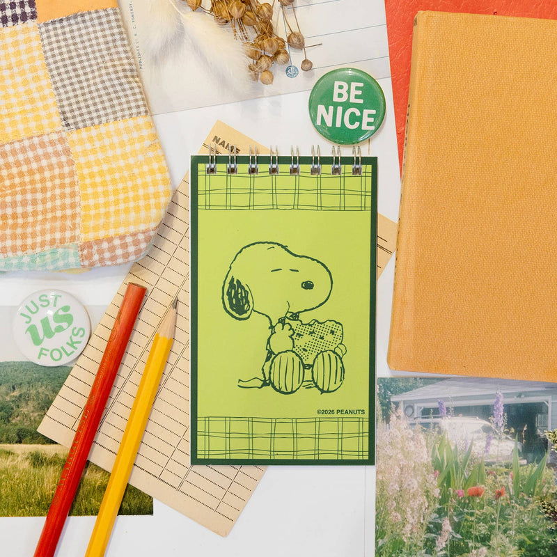 3P4 x Peanuts® - Snoopy Watermelon Mini Notebook-zoom-