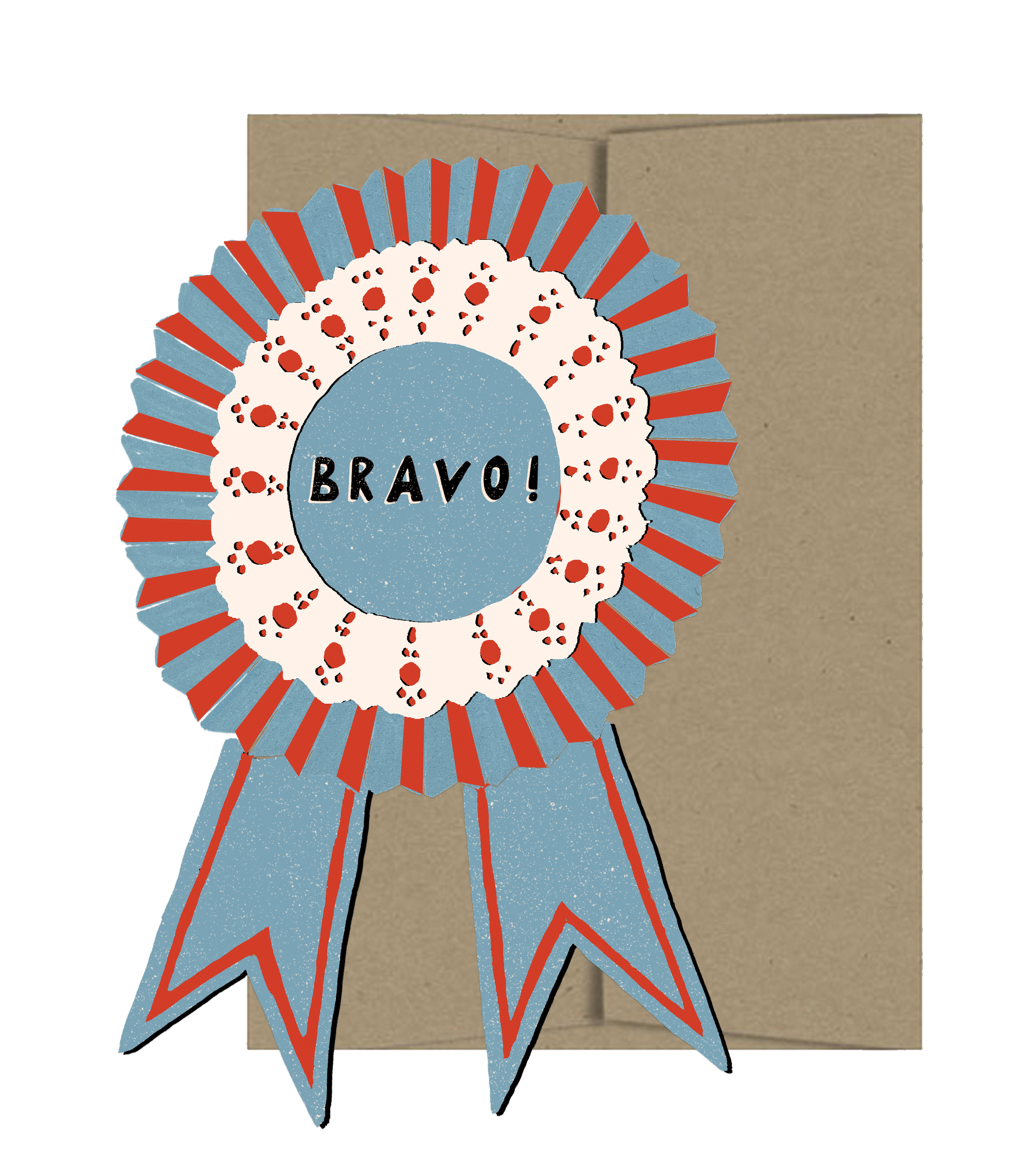 Bravo Medallion - Die Cut Card-1