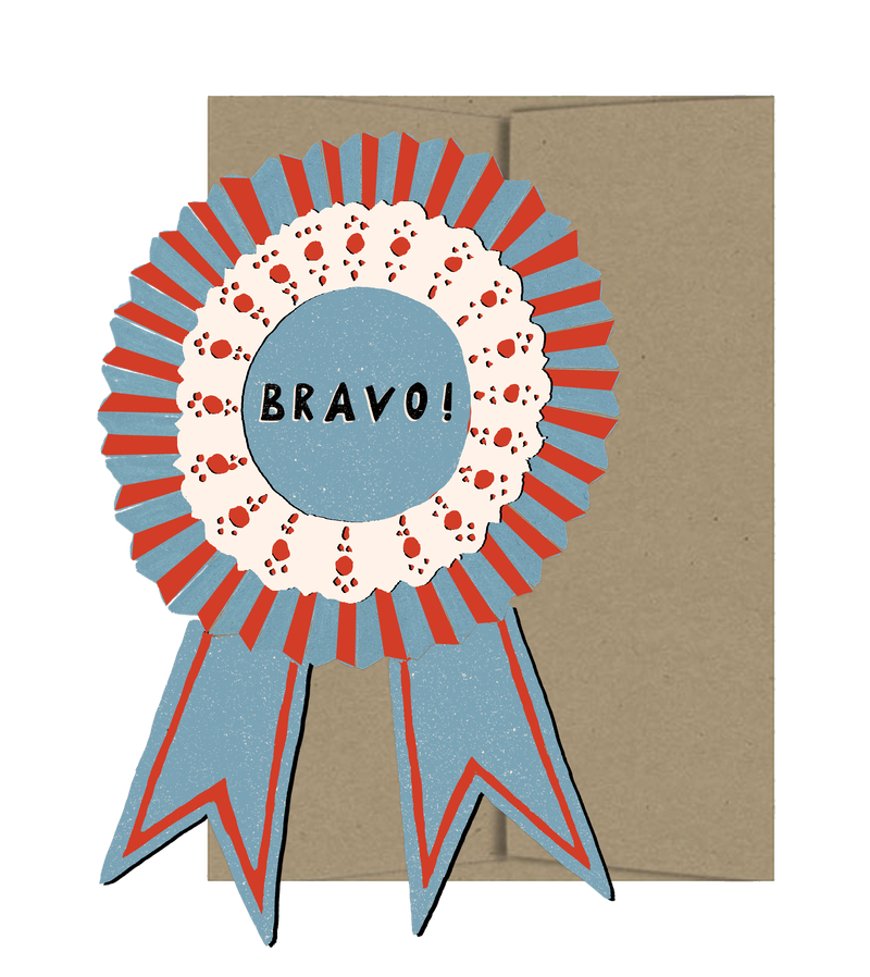 Bravo Medallion - Die Cut Card-zoom-