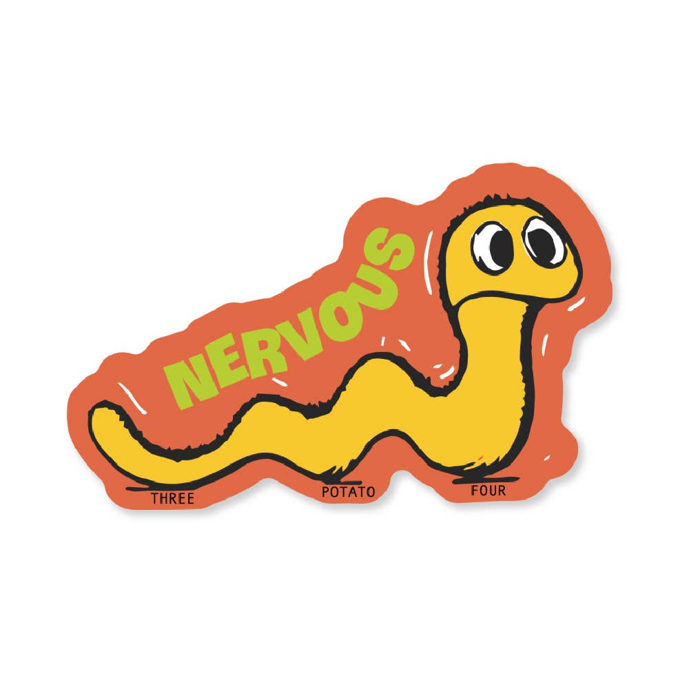 Sticker - Nervous Worm-zoom-1