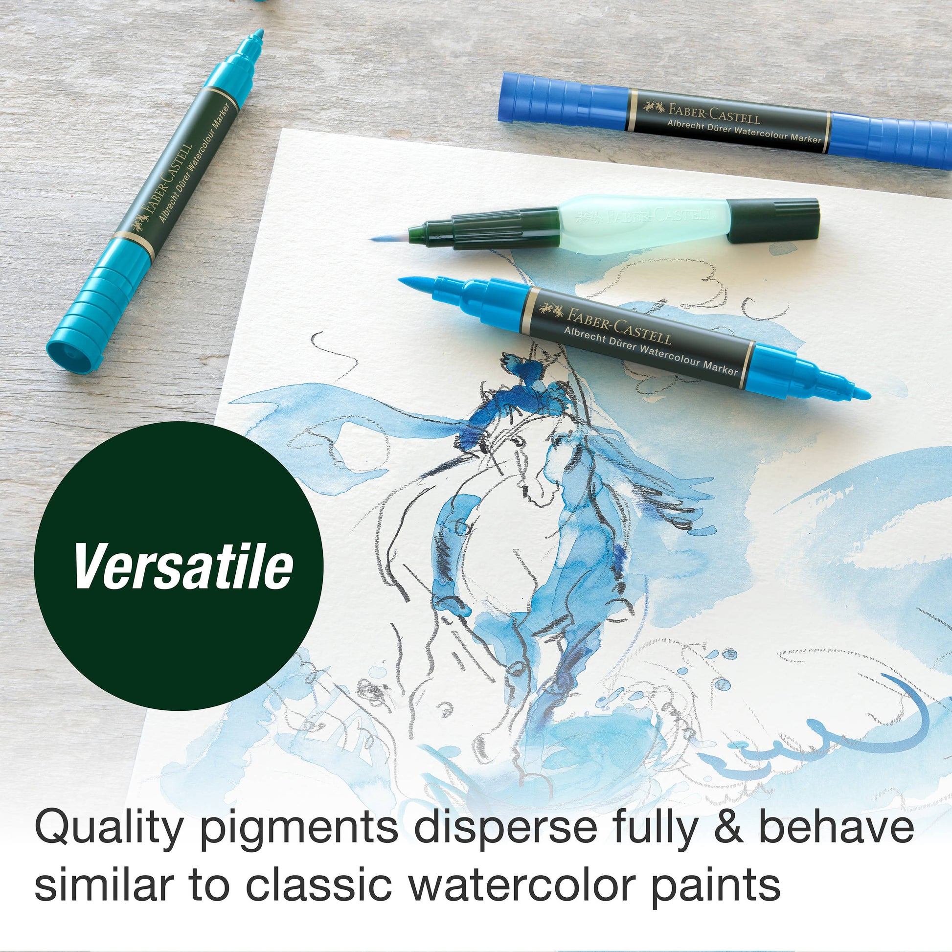 Albrecht Dürer Watercolor Markers, Plein Air - Wallet of 5-6