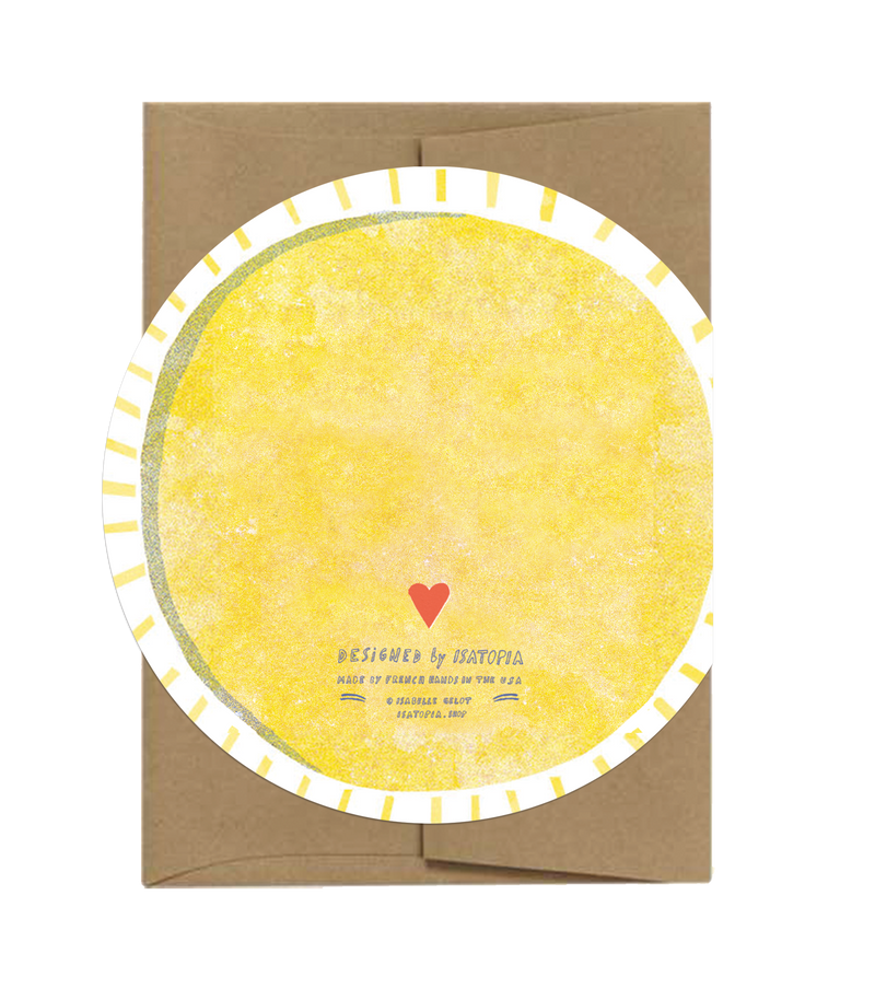 Soleil | Sun - Die Cut Card-zoom-