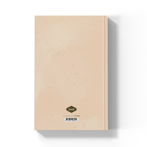 Burgundy Bloom Classic Layflat Notebook-zoom-3