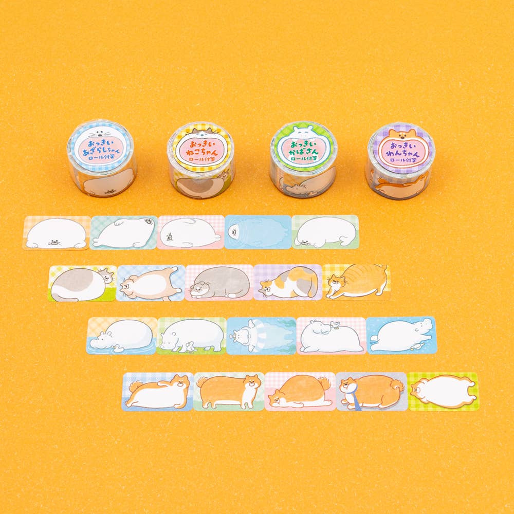 Big Animal Roll Sticky Note
