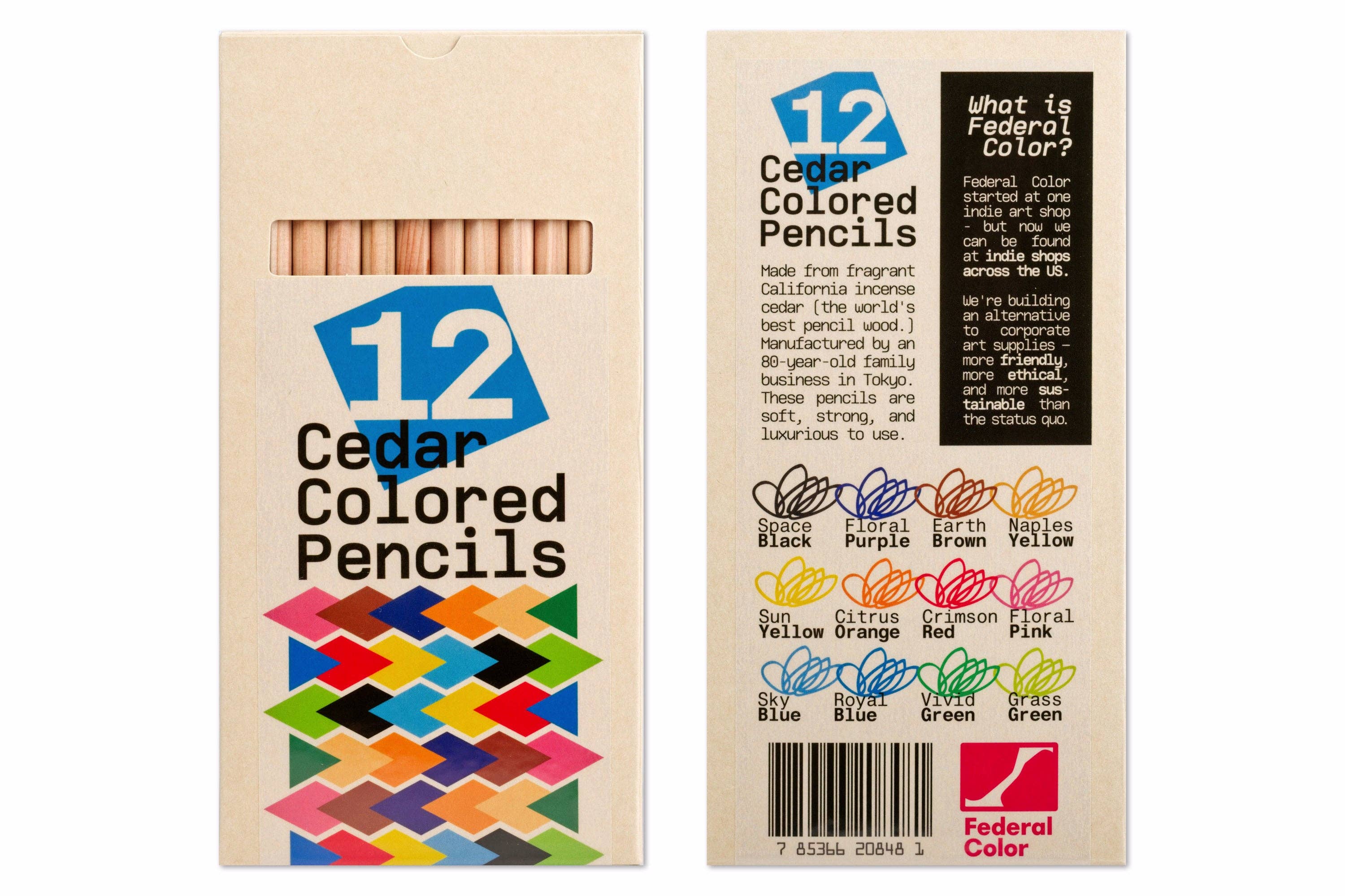 Cedar Colored Pencils, Set of 12-zoom-4