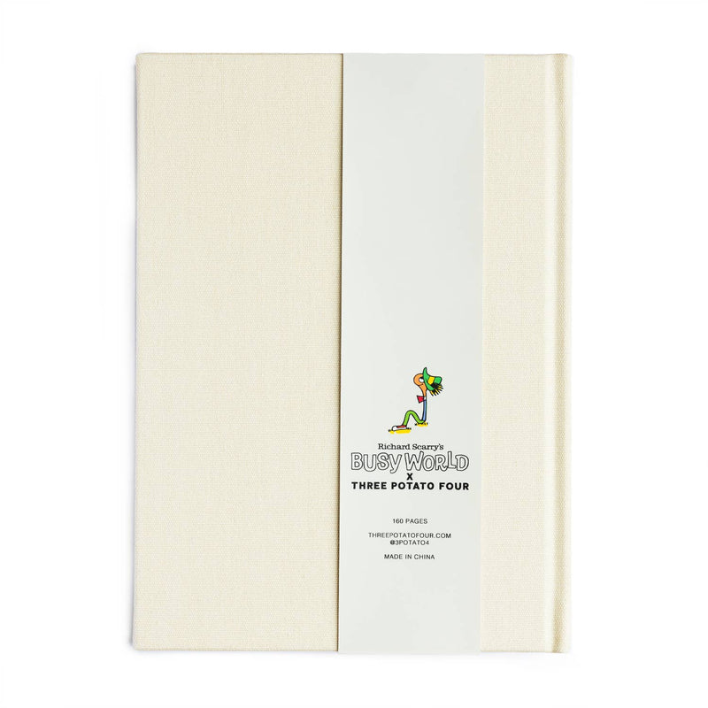 3P4 x Richard Scarry® - Lowly Floral Embroidered Journal-zoom-