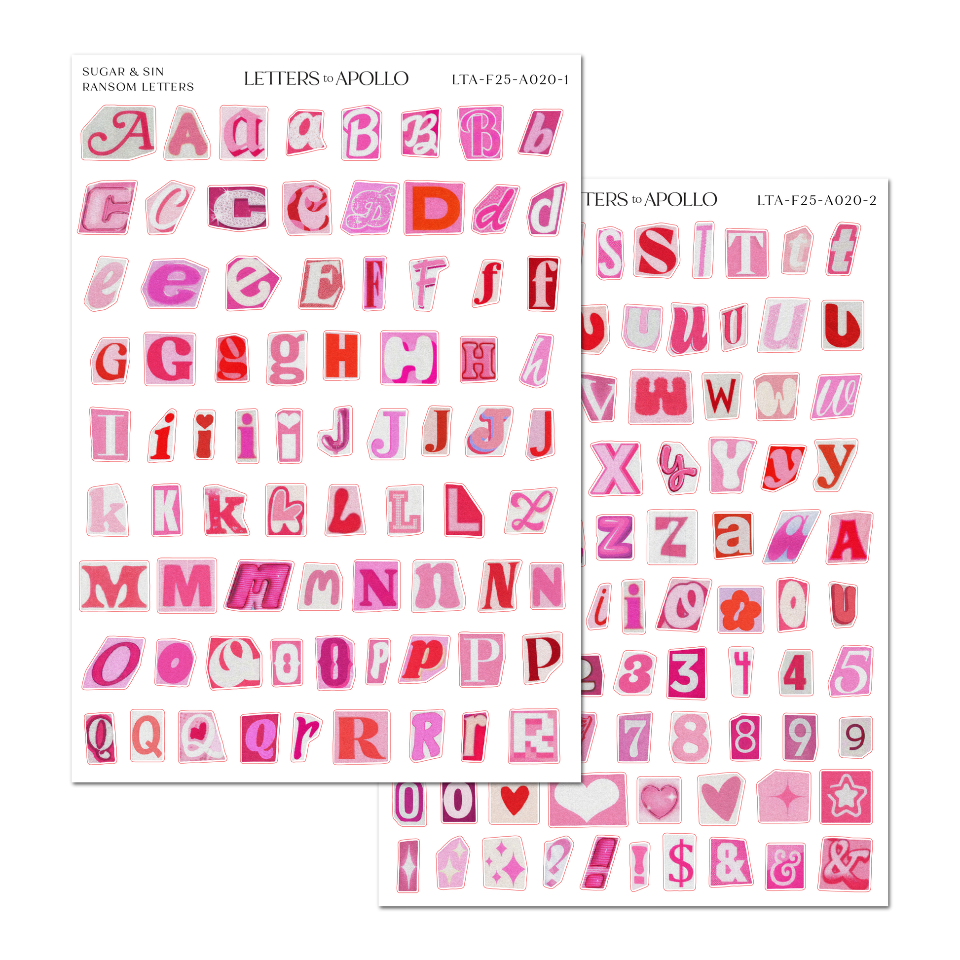 SUGAR & SIN RANSOM LETTERS-1