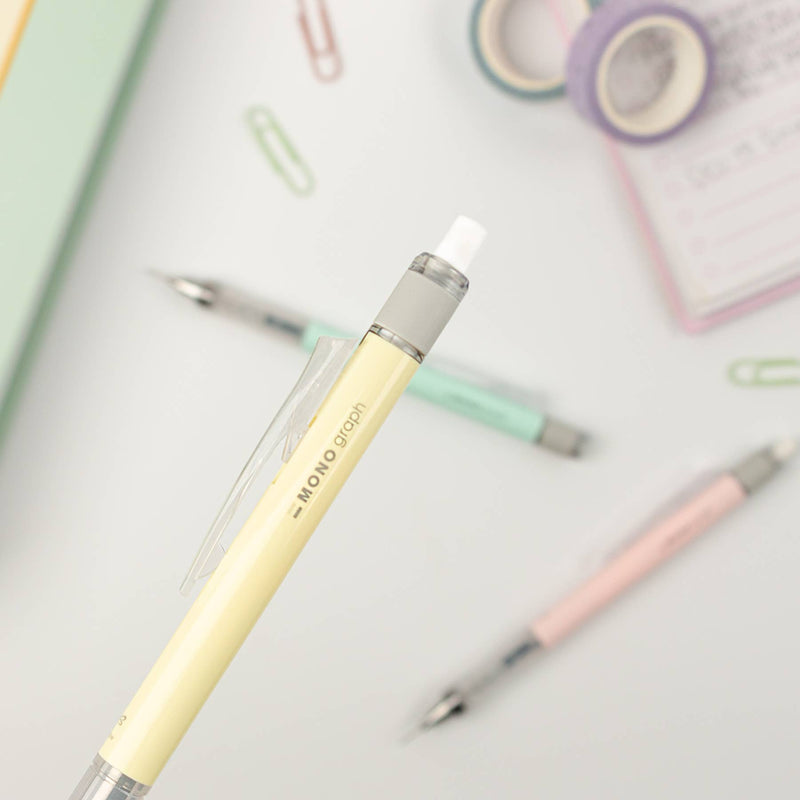 MONO Graph Mechanical Pencil: Pastel, Cream Yellow-zoom-
