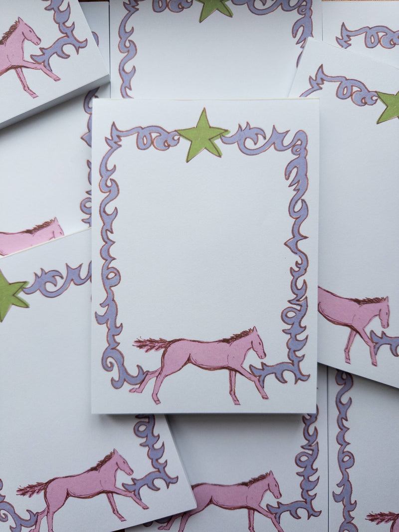 Western Horse Notepad-zoom-