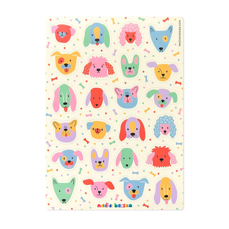 Delightful Doggos 5x7 Sticker Sheet-zoom-
