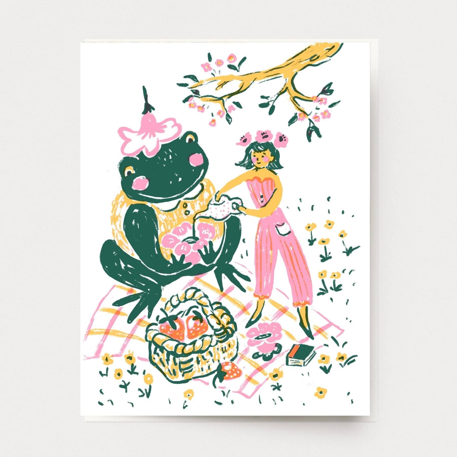 Strawberry Picnic Card