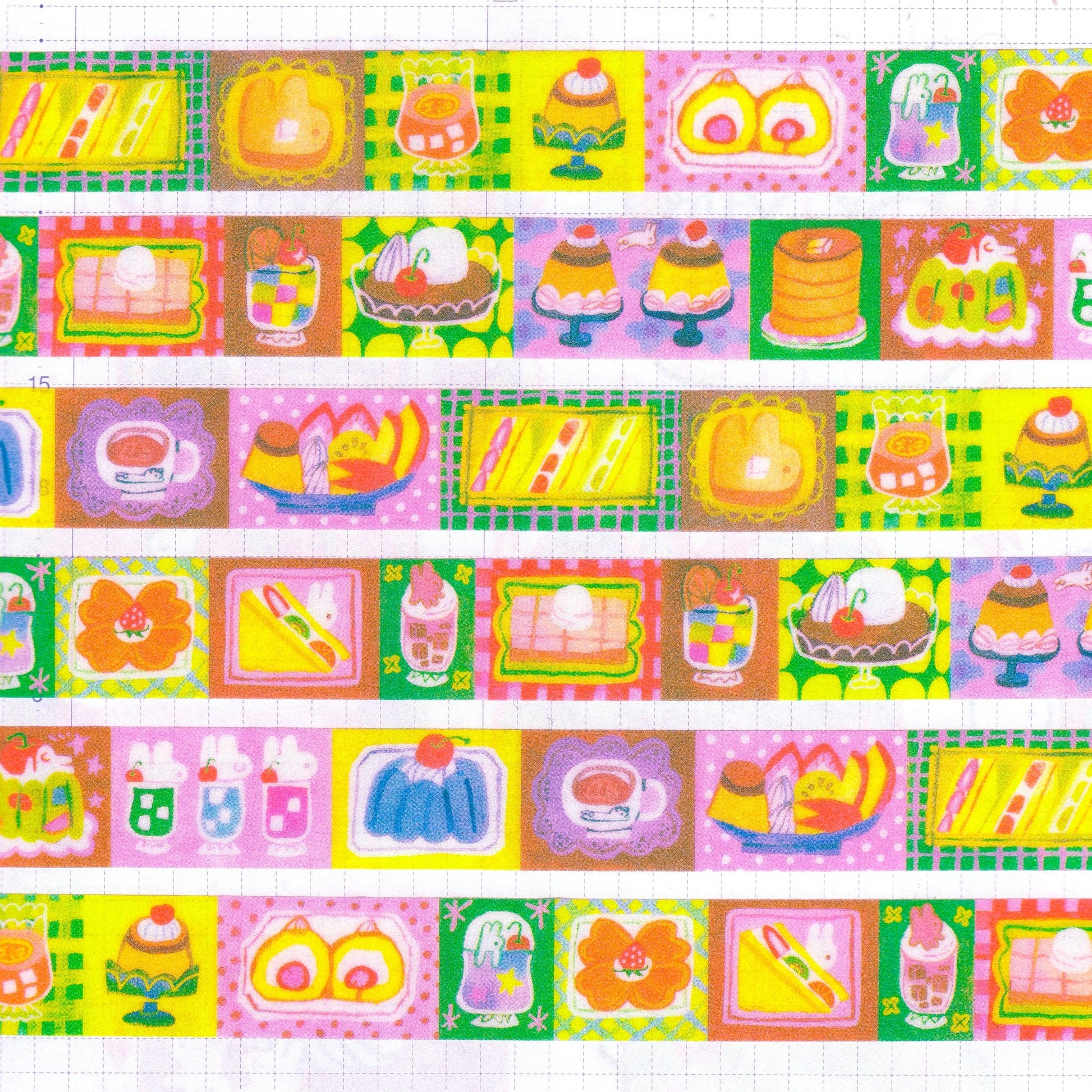 'Sweet Treat at the Cafe' Glitter Washi Tape-2