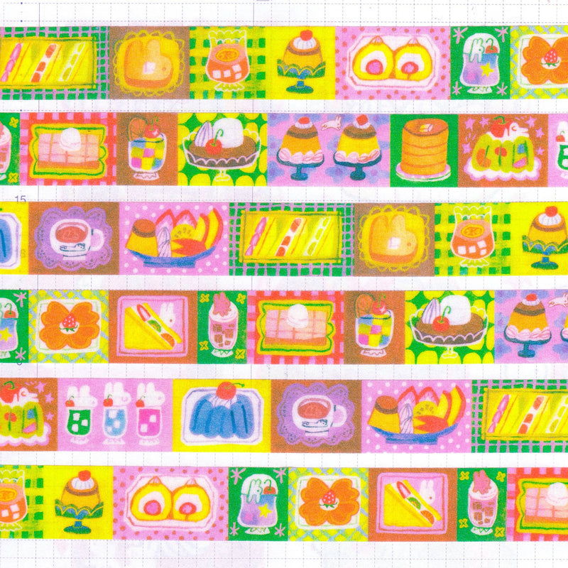 'Sweet Treat at the Cafe' Glitter Washi Tape-zoom-
