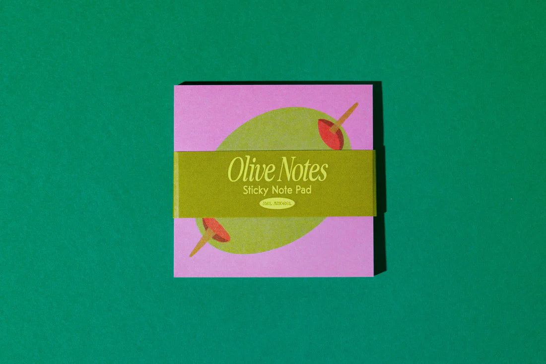 Olive Sticky Notes-1