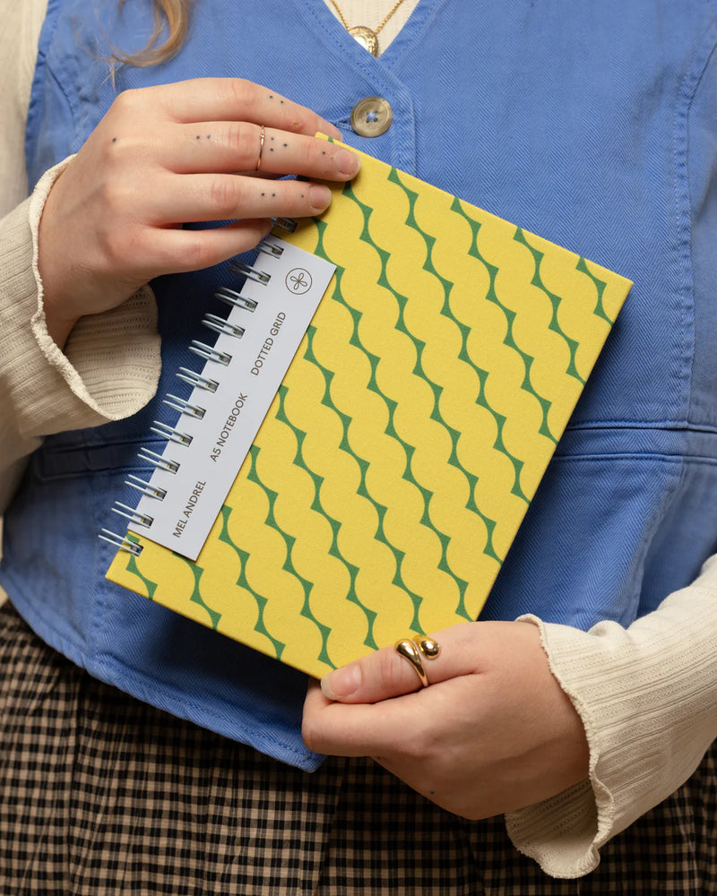Rotini Spirals A5 Dot Grid Notebook-zoom-