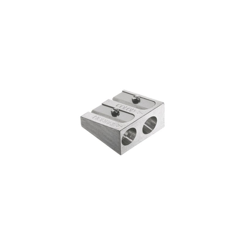 Double Hole Metal Pencil Sharpener, Standard/Jumbo-zoom-