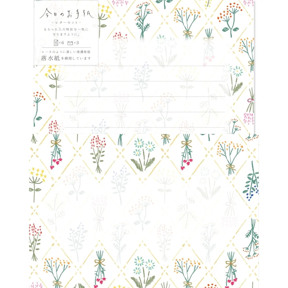 Today's Letter Set – Dried Flowers-zoom-1